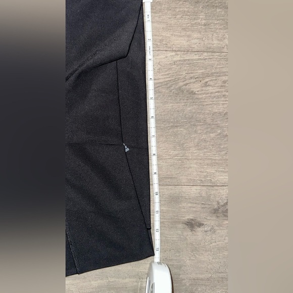 Adidas Black Compression Leggings-Size Large, fits approximately 10/12 - Picture 3 of 4